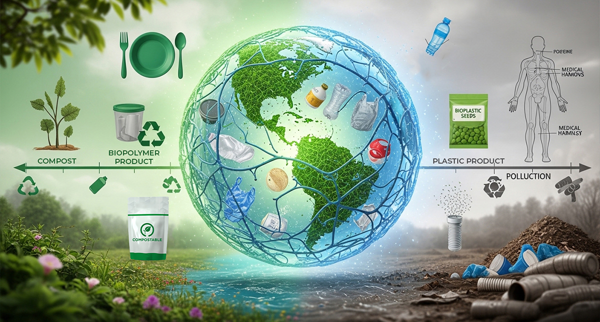 The Role of Biopolymers in Reducing Global Plastic Pollution