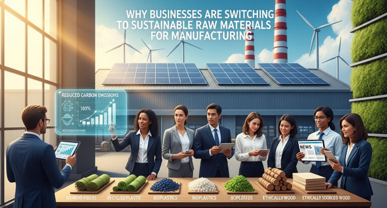 Why Businesses Are Switching to Sustainable Raw Materials for Manufacturing