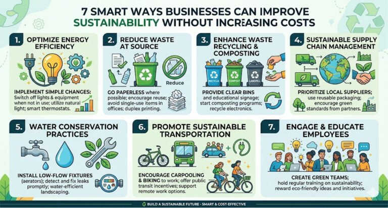 7 Smart Ways Businesses Can Improve Sustainability Without Increasing Costs